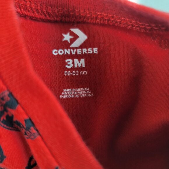 Converse Baby Bodysuit/Onesie Size 3M - Picture 7 of 8